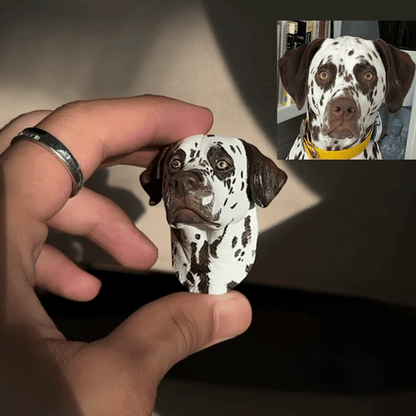 Personalized 3D Portrait™ - A Handcrafted Memory of Your Beloved Pet